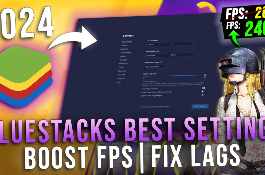  Optimize PC SETTINGS to Boost FPS, Fix Lag and FPS Drops in BLUESTACKS🔧