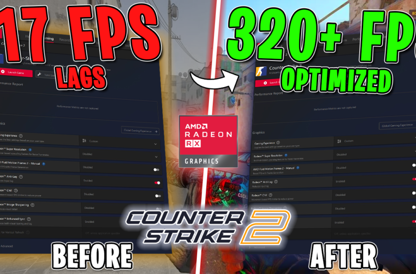  CS2 – BEST AMD Radeon Settings for MAX FPS & VISUALS | Counter-Strike 2📈