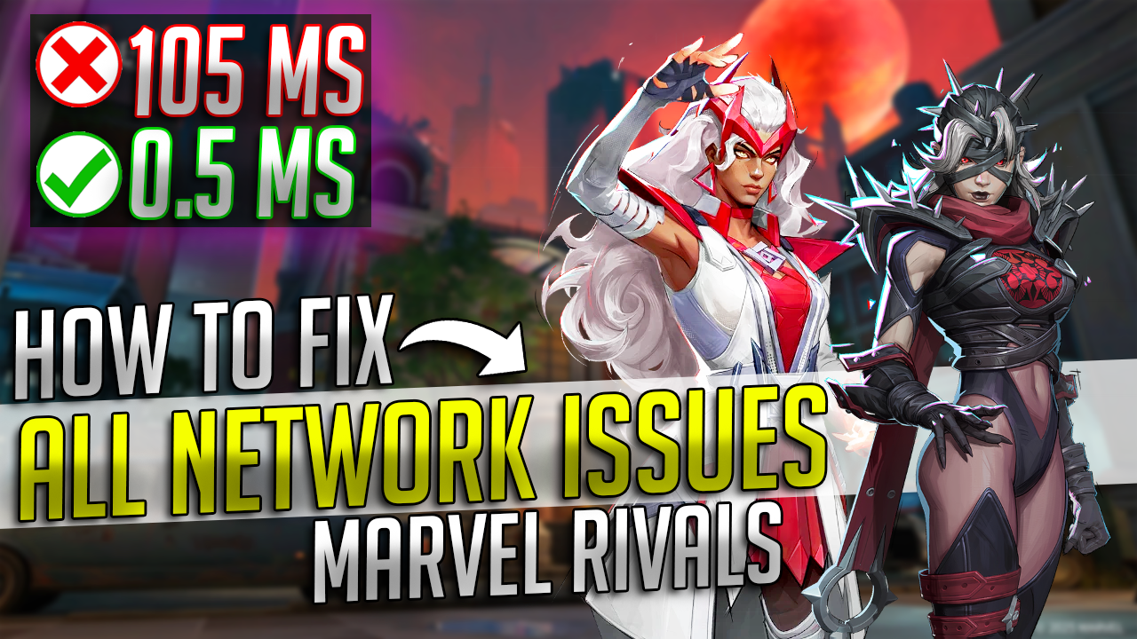  Marvel Rivals – Fix High Ping, Packet Loss & Input Lag on ANY PC📈