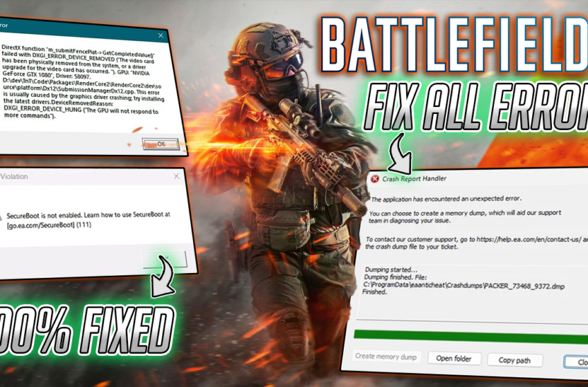  How to Fix Battlefield 6 Errors – Fix Crashing, Insufficient VRAM Requirement & Black Screen Errors