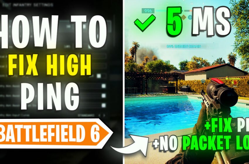  Battlefield 6 – Fix High Ping, Packet Loss & ALL Network Issues on ANY PC 📶