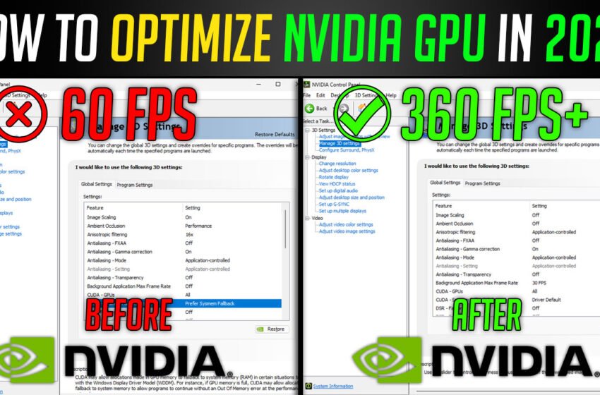  How to Setup & OPTIMIZE Your NVIDIA GPU in 2026 – Improve FPS, Reduce Lag & MAX Performance🔧