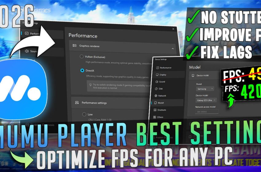  MuMu Player – BEST SETTINGS for Smooth Gaming & MAX FPS on ANY PC 📈 (2026 Guide)