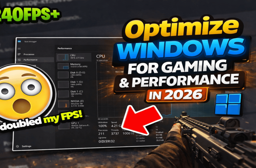  How to Optimize Windows 11 for Gaming & Performance in 2026📈